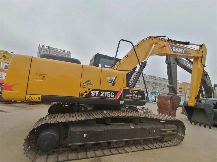 Het Chinese Merk gebruikte Hydraulische Sany 215 Graafwerktuig Medium Crawler Excavator 20 Ton