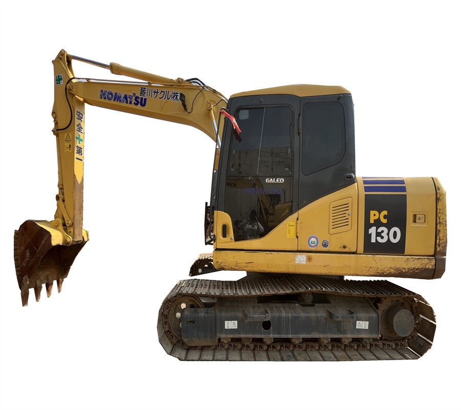 Gebruikte 13 Ton Hydraulic Mini Crawler Excavator KOMATSU pc130-7 Backhoe Graafwerktuig