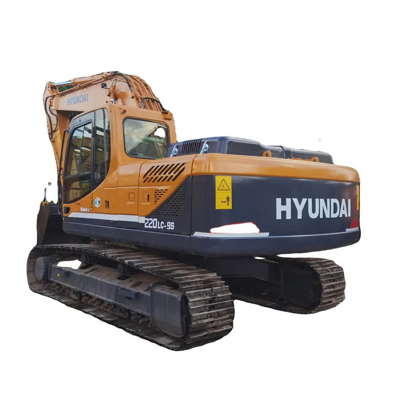 Korea gebruikte Hyundai-Graafwerktuig 220lc-9s het Werk Gewicht 22 van Kruippakjeton Graafwerktuigen