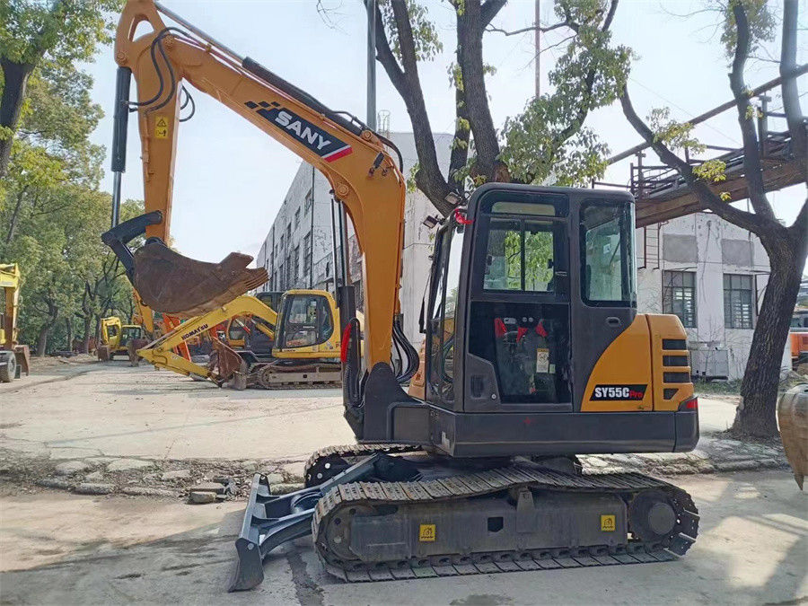 SY55C gebruikt Sany-Graafwerktuigsany SY75C Midi Graafwerktuig Mini Digger Excavator