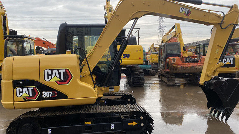 7 Ton Caterpillar-KATTEN307d Graafwerktuig Mini Small Digger Bucket Capacity 0.33m3