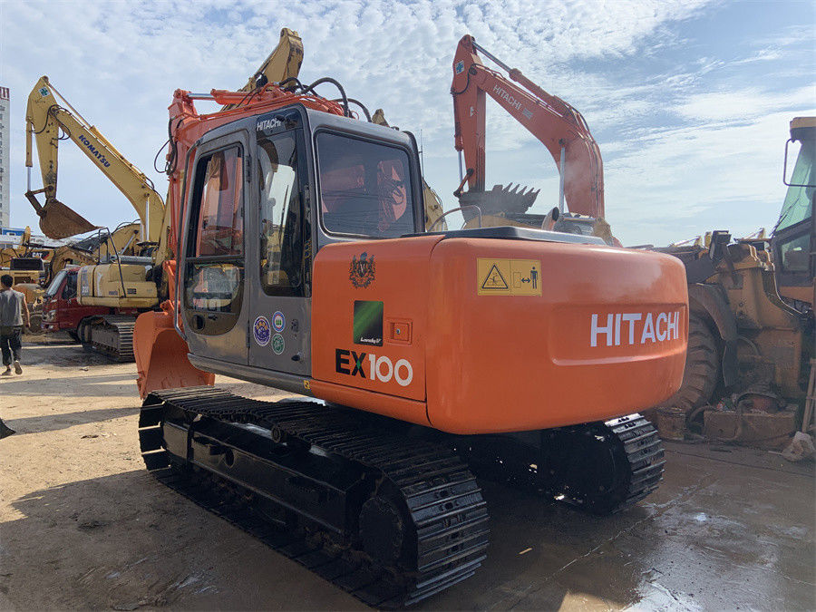 Gebruikt Hitachi-Graafwerktuig EX100 5 de Tweede Hand Hydraulisch Graafwerktuig van Midi 10 Ton