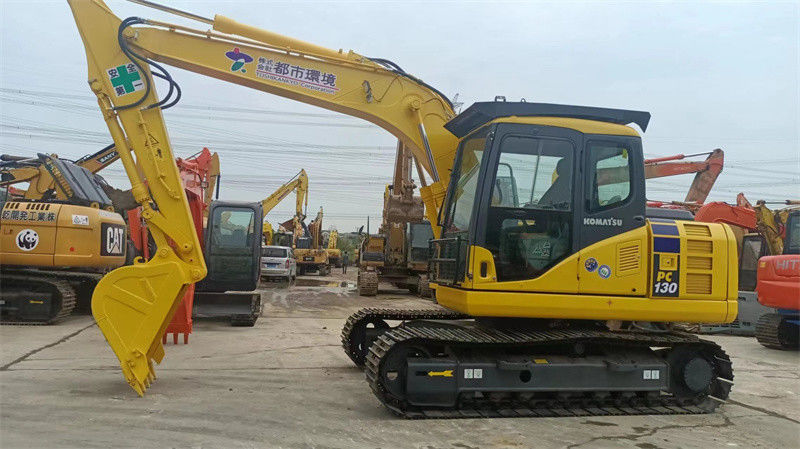 13 Ton Used Japan Excavator Second-het Kruippakje Middelgroot Graafwerktuig van Handkomatsu PC130