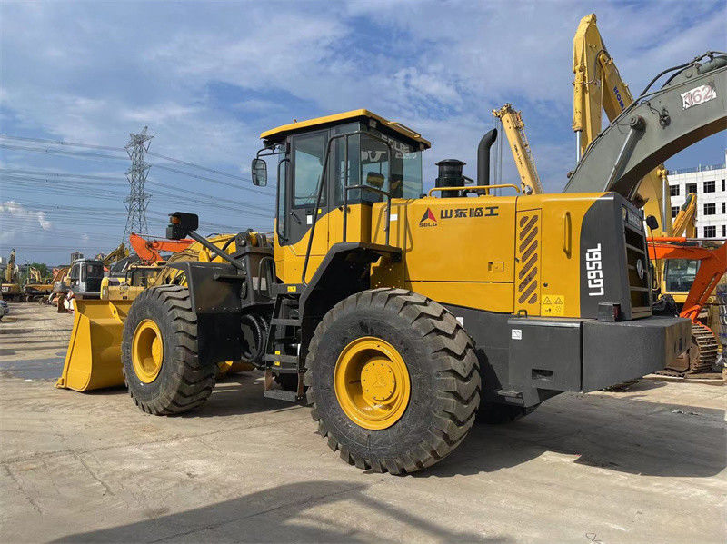 Lader van het de Oorsprongssdlg de LG956L Gebruikte Wiel van China met 17000 - 17250Kg Front End Loader