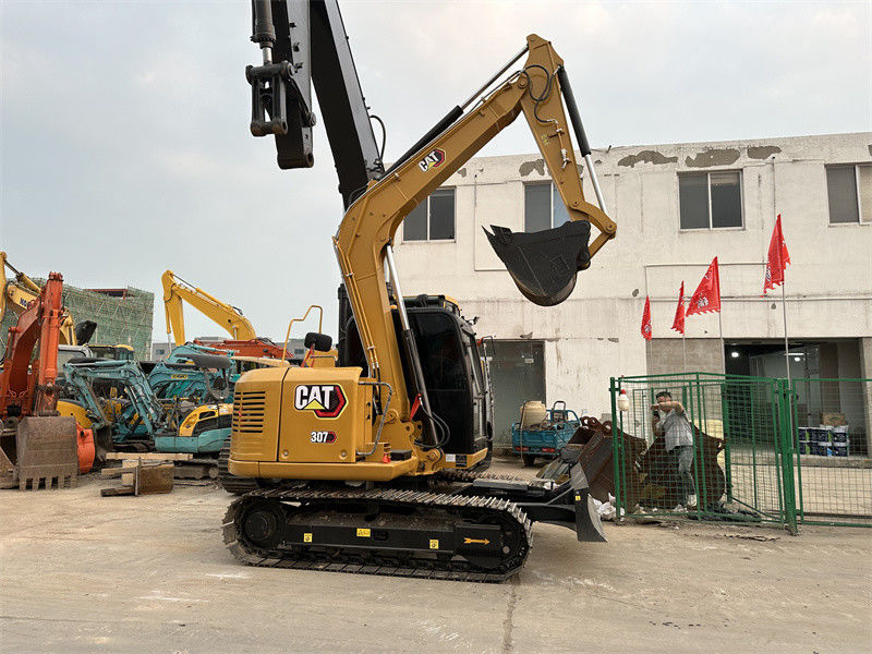307E2 gebruikte CAT Excavators Second Hand Caterpillar 306 307 308 Kruippakjegraafwerktuig