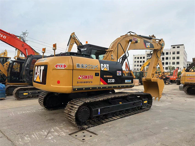 23 Ton Used Cat Crawler Excavator 323D Gebruikt Caterpillar 320 Graafwerktuig 323 325 330