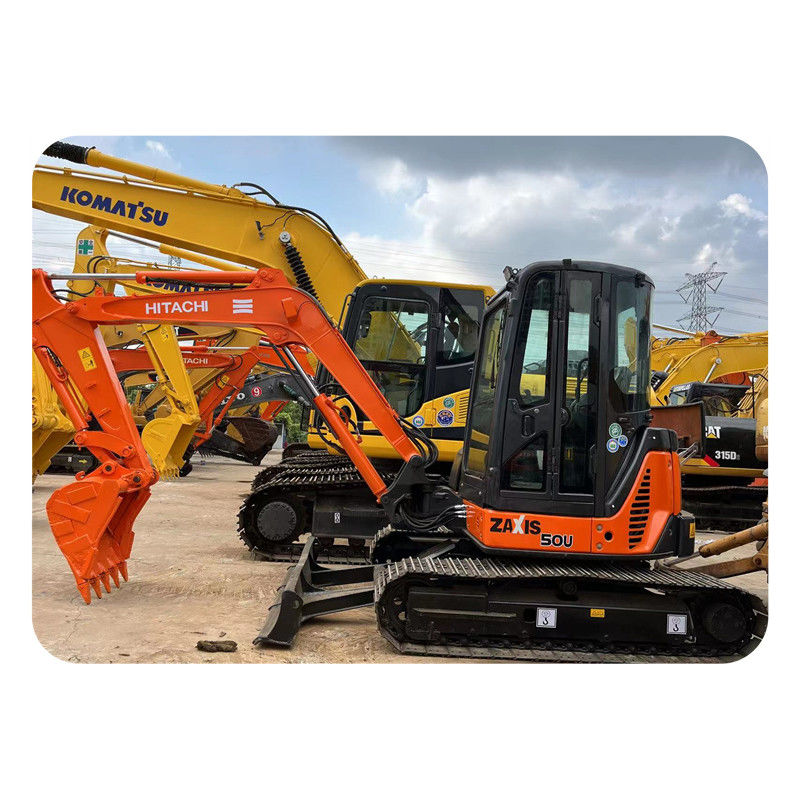 Gebruikte Hitachi ZX50U mini graafmachine Gebruikte 5 ton Hitachi ZX50 mini graafmachine