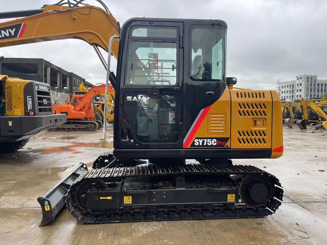 2022 Gebruikte Sany SY75C graafmachine Sany Crawler 7.5 ton Mini-graafmachine