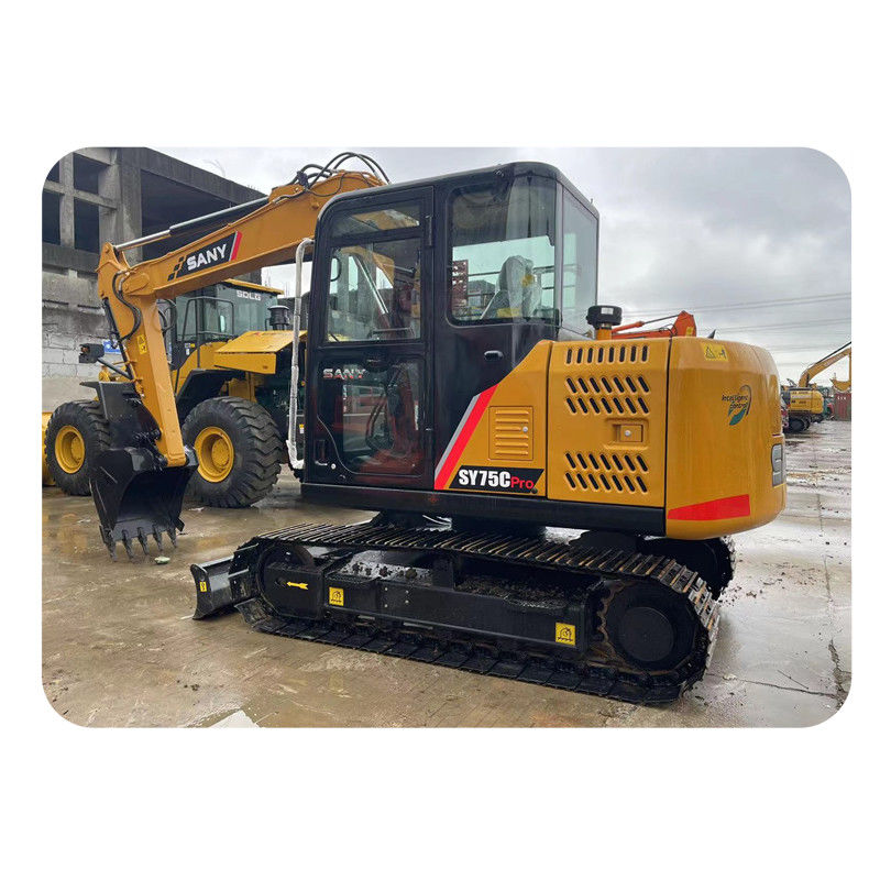 Gebruikte Sany SY75C Pro Mini Graafmachine Tweedehands 7.5 Ton Sany Mini Digger