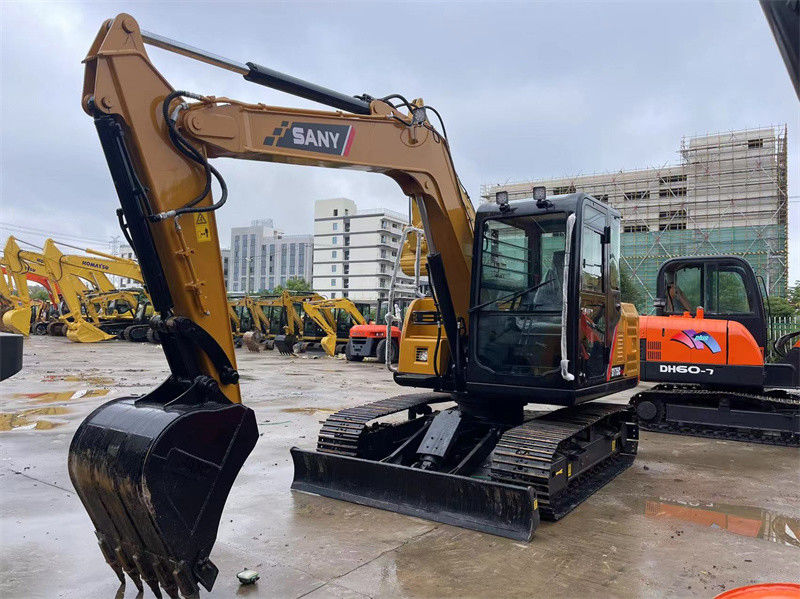 Gebruikte Sany SY75C Pro Mini Graafmachine Tweedehands 7.5 Ton Sany Mini Digger