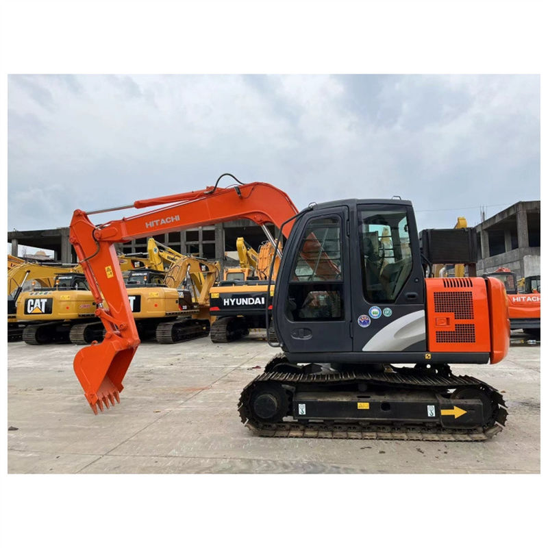Gebruikte Hitachi ZX70 graafmachine Zaxis70 Kleine graver Groundmoving Rode kleur