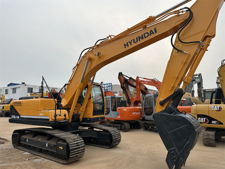 Originele Hyundai 220 Graafmachine Hydraulische Crawler Productie In Korea R220lc 9s