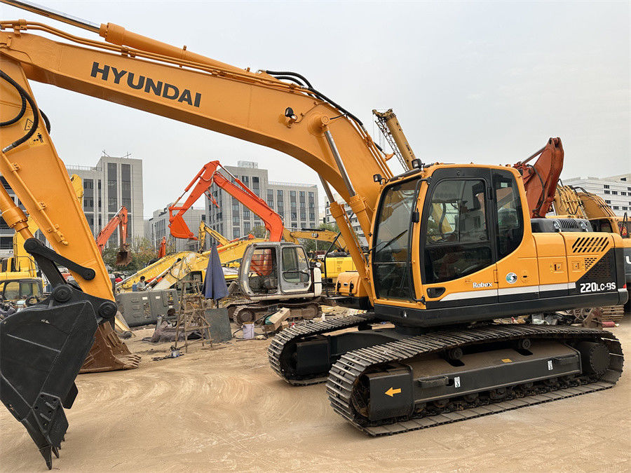 Originele Hyundai 220 Graafmachine Hydraulische Crawler Productie In Korea R220lc 9s