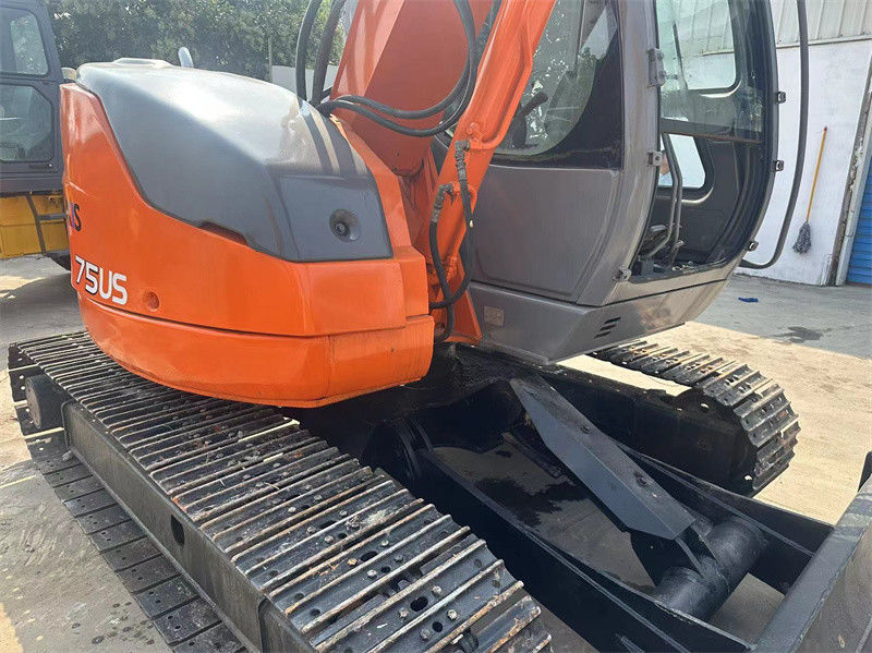 Gebruikte Hitachi ZX75US mini graafmachine Gebruikte 7,5 ton Hitachi ZX75 mini graafmachine graver