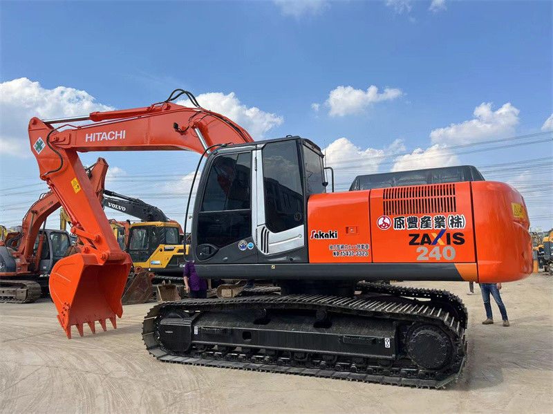 Gebruikte Hitachi ZX240 graafmachine Originele Gebruikte Japan Diggers 24 Ton Medium Graafmachine