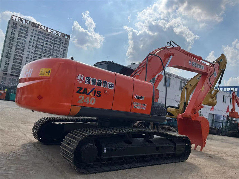 Gebruikte Hitachi ZX240 graafmachine Originele Gebruikte Japan Diggers 24 Ton Medium Graafmachine