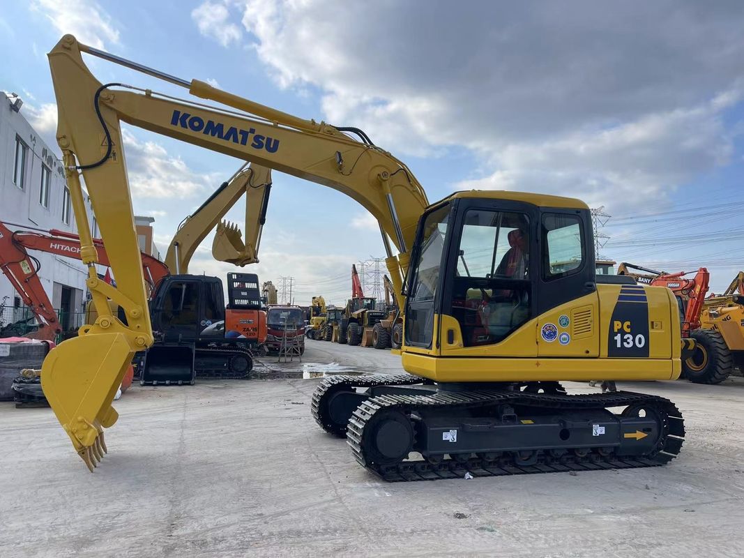 Pc130-7 Hydraulische crawler Gebruikte Komatsu graafmachine 13 ton Komatsu 130 Kleine graafmachine