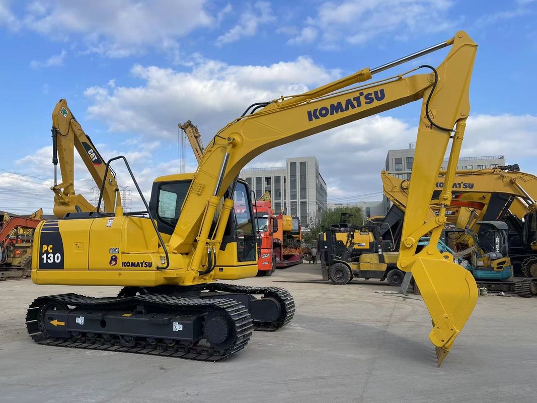 Pc130-7 Hydraulische crawler Gebruikte Komatsu graafmachine 13 ton Komatsu 130 Kleine graafmachine