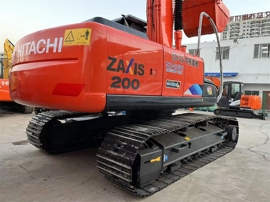 Gebruikt Japan 2021jaar Hitachi ZX200 graafmachine Uitstekende staat Rode kleur