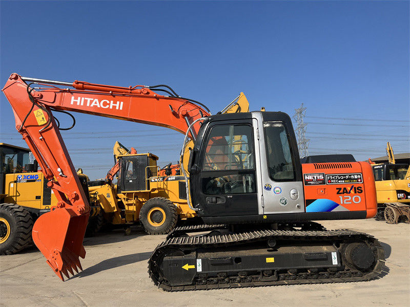 12 ton Gebruikte Hitachi ZX120-graafmachine Japan Oorsprong Gebruikte Hitachi Zx120-mijngraafmachine