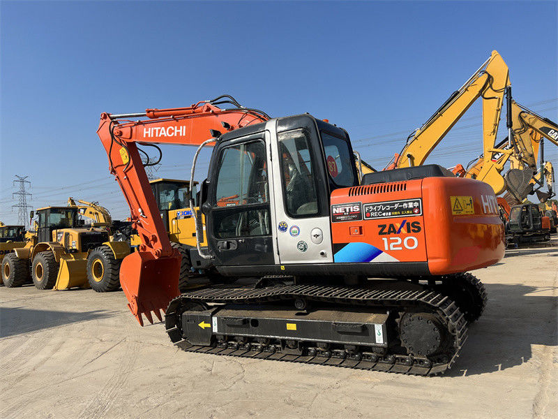 12 ton Gebruikte Hitachi ZX120-graafmachine Japan Oorsprong Gebruikte Hitachi Zx120-mijngraafmachine