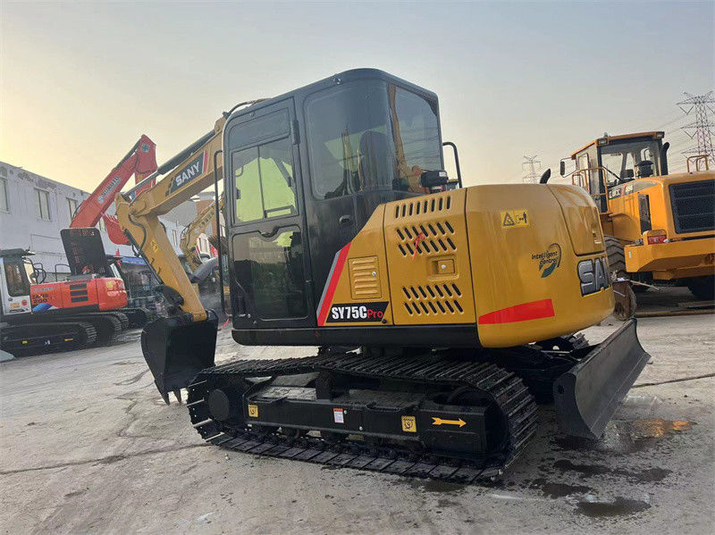 Sany SY75C Pro Gebruikte graafmachine tweedehands 7.5 ton Sany Mini Digger
