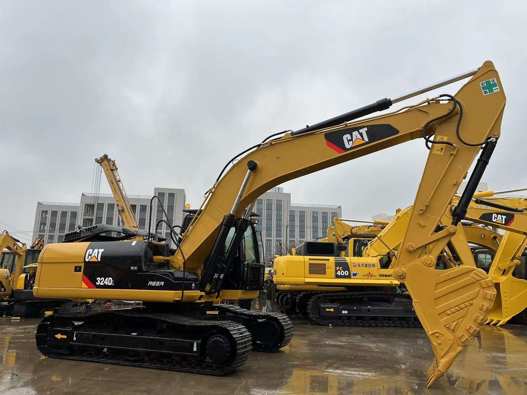 Heavy Duty Gebruikte CAT 324DL Crawler Excavator Caterpillar Breaker Hammer Line Krachtige motor