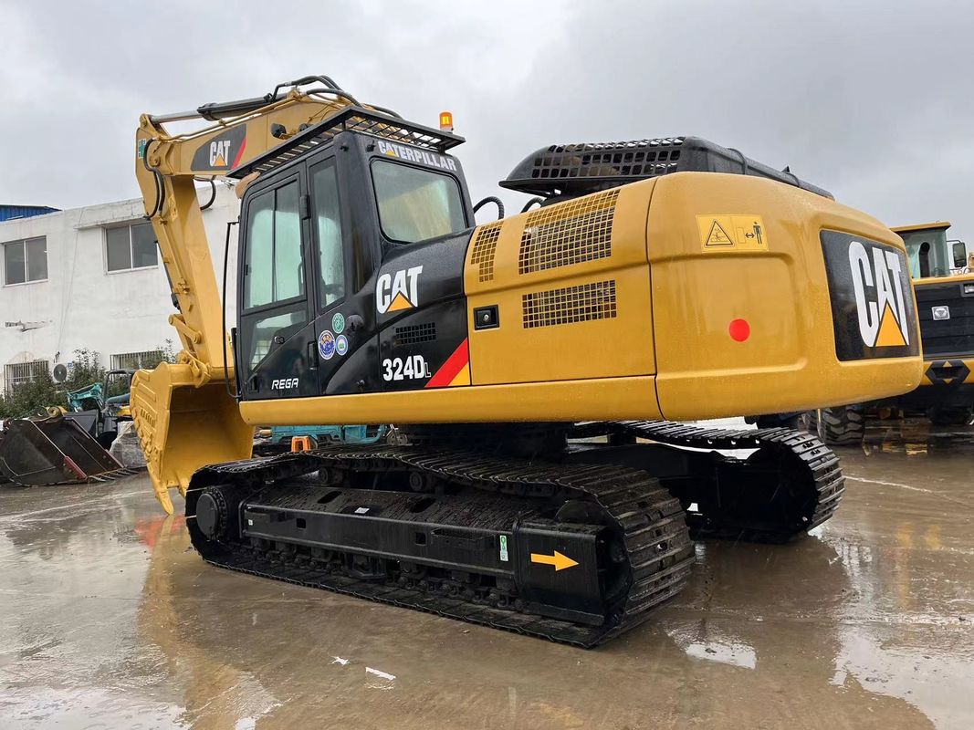 Heavy Duty Gebruikte CAT 324DL Crawler Excavator Caterpillar Breaker Hammer Line Krachtige motor