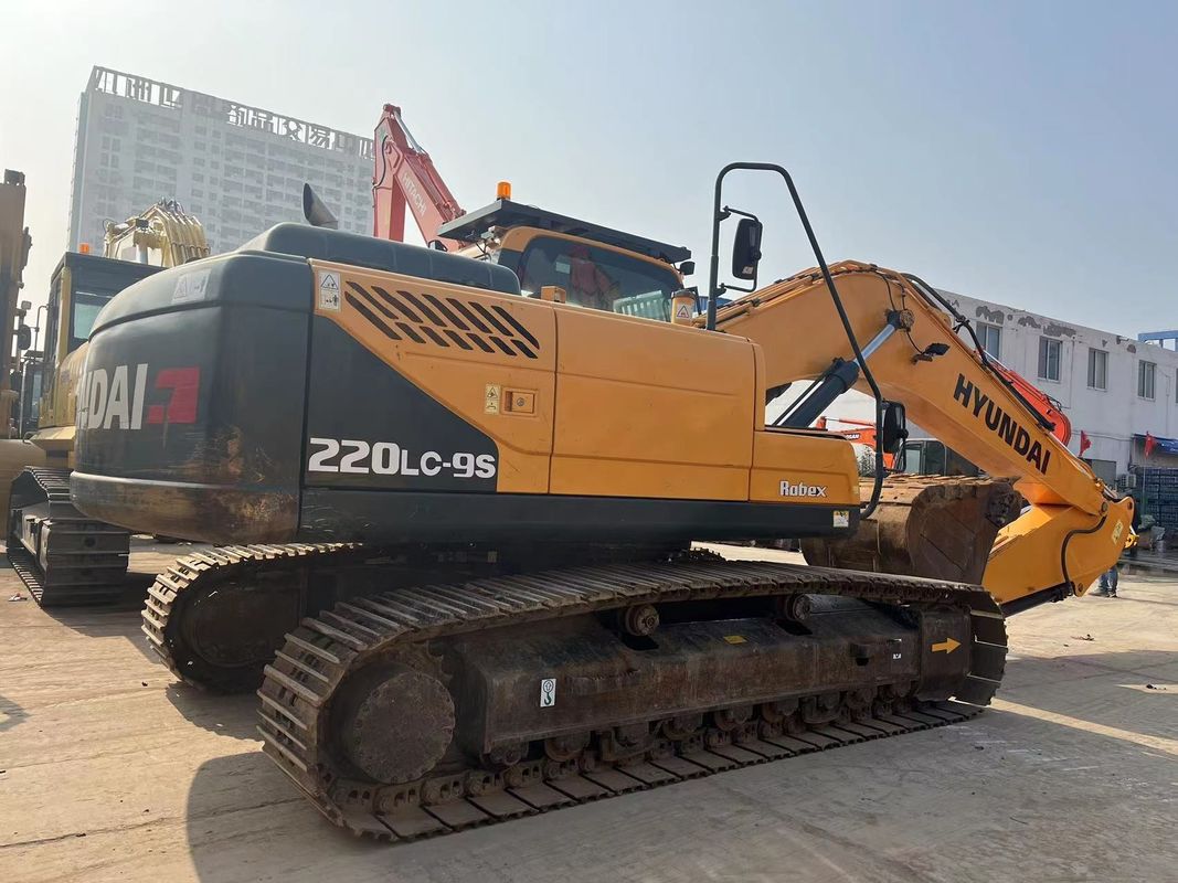Gebruikte originele Hyundai graafmachine 220LC-9S zware apparatuur 22 ton middelgrote gebruikte graafmachine