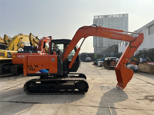 Gebruikte graafmachines Hitachi ZX70 Hydraulische kruipergraafmachine Gebruikte 7 ton Mini Hitachi Graafmachine 70