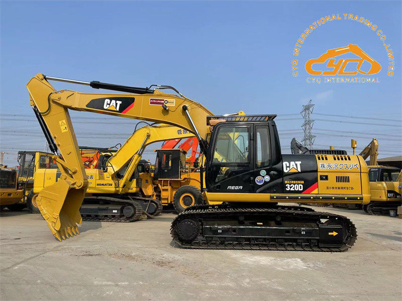 Gebruikte CAT-graafmachines met mechanische injectormotor Gebruikte Caterpillar 320-graafmachine