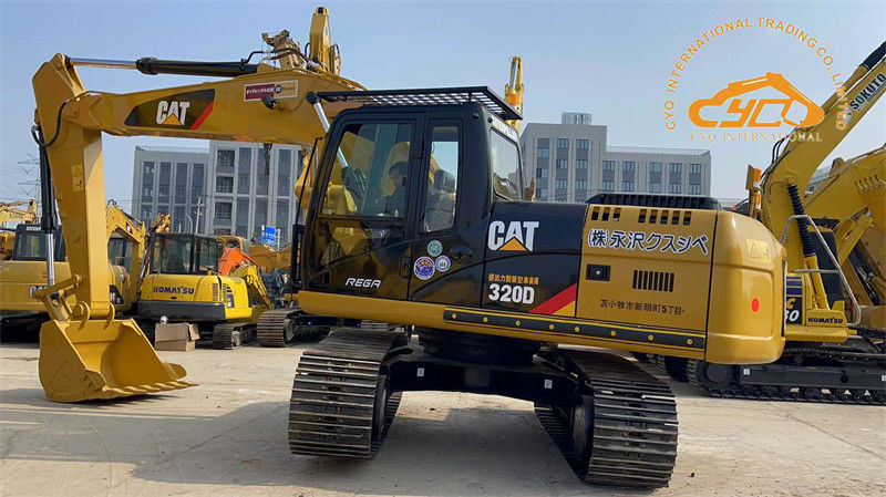 Gebruikte CAT-graafmachines met mechanische injectormotor Gebruikte Caterpillar 320-graafmachine