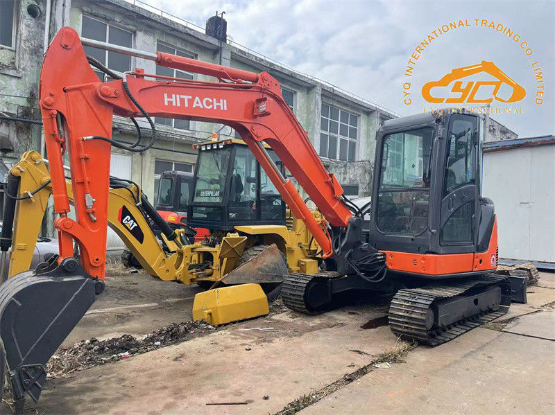 Gebruikte Hitachi ZX60USB mini graafmachine Gebruikte 6 ton Hitachi ZX60 Crawler graafmachine