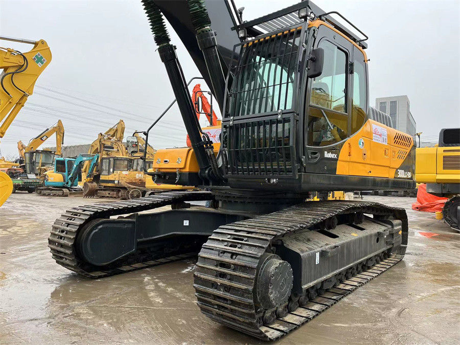 Hyundai R300LC-9S Gebruikte hydraulische graafmachine voor de bouw van mijnbouw Gewicht 30 ton