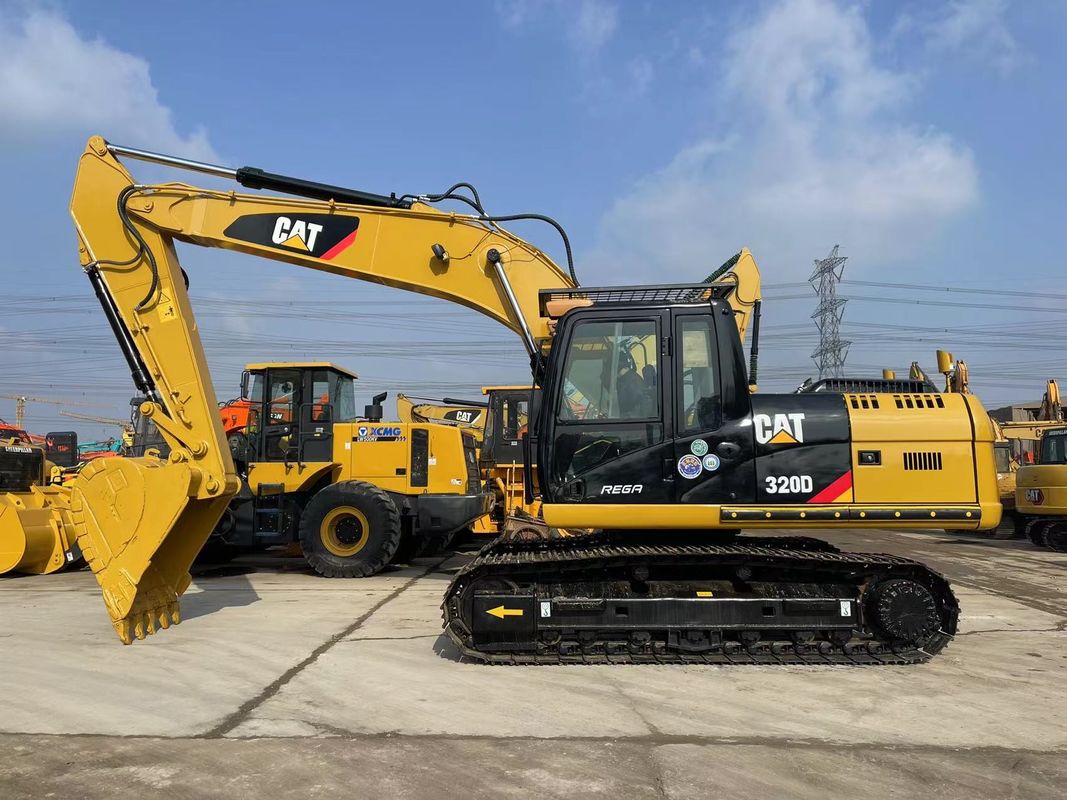 Gebruikte Caterpillar 320D graafmachine met injectie 3066 motor 20 ton Medium CAT 320 graafmachine