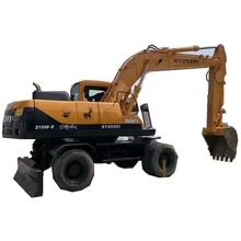 Gebouw tweedehands Hyundai graafmachine met originele kleur en hydraulische cilinder oorsprong