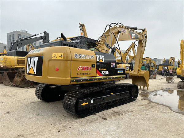 Crawler Moving Type Gebruikte Caterpillar Excavator 320D2 voor uw bouwbehoeften