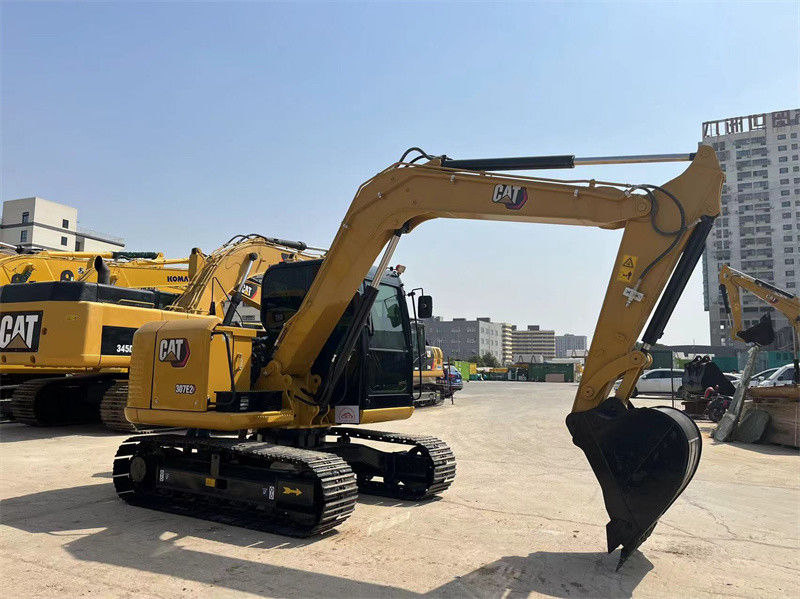 7 ton Gebruikte CAT mini graafmachine 307E2 Caterpillar 305 306 307 Crawler graafmachines