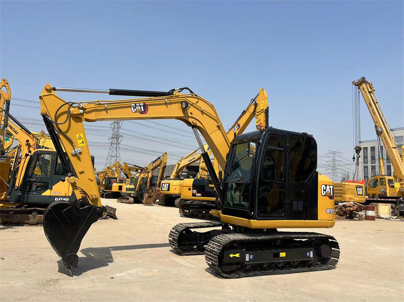 7 ton Gebruikte CAT mini graafmachine 307E2 Caterpillar 305 306 307 Crawler graafmachines