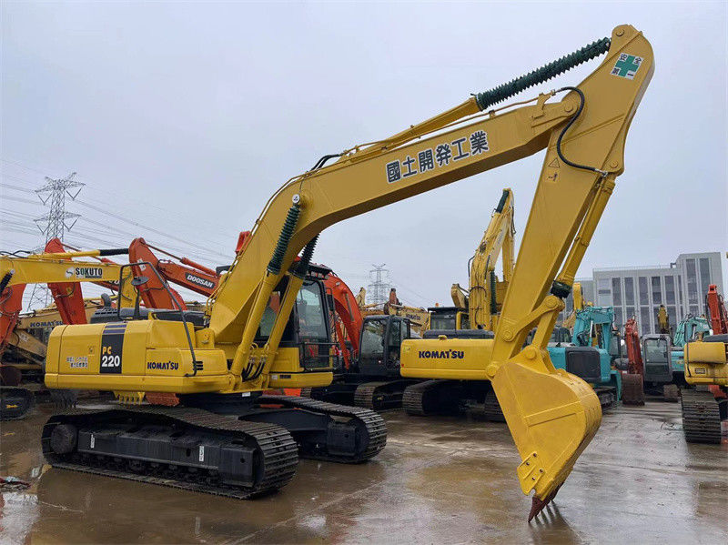 Komatsu PC220-8 Gebruikte Japanse graafmachine High-Performance Mid-size Hydraulische graafmachine