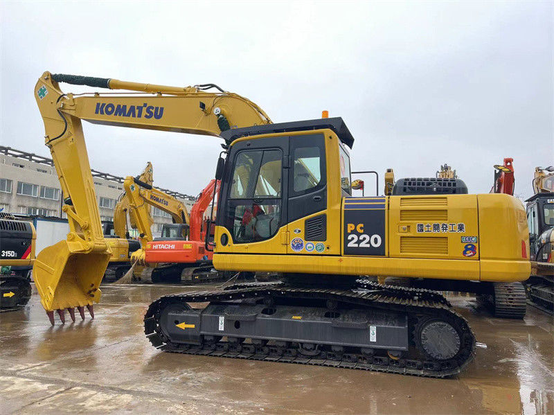 Komatsu PC220-8 Gebruikte Japanse graafmachine High-Performance Mid-size Hydraulische graafmachine