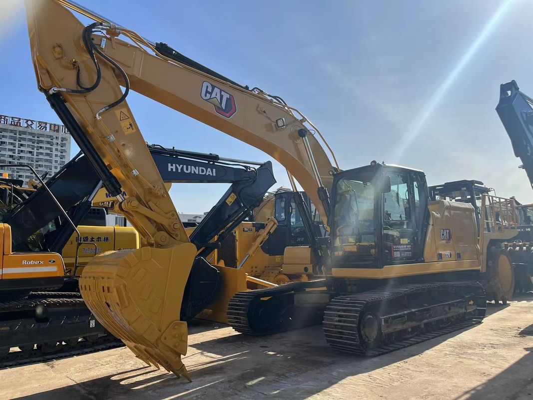 Zescilinder originele Cat 320 graafmachine met Cat C7.1-motor