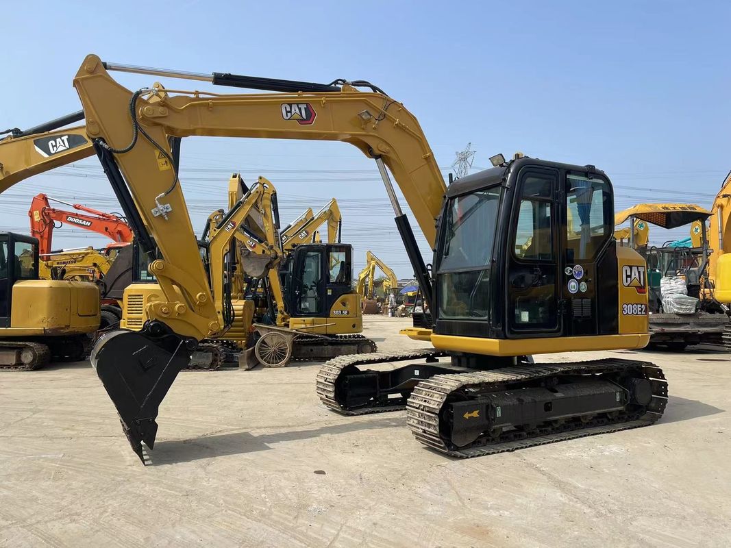 Gebruikte kleine kattengraver Cat 308E2 Graver 8 ton Mini-graver