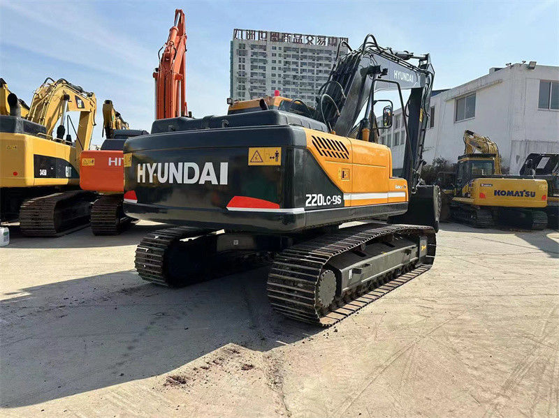 Gebruikte Hyundai R220LC-9S Graafmachine 22 ton Korea Gebruikte Hyundai 220 mijnbouw Digger