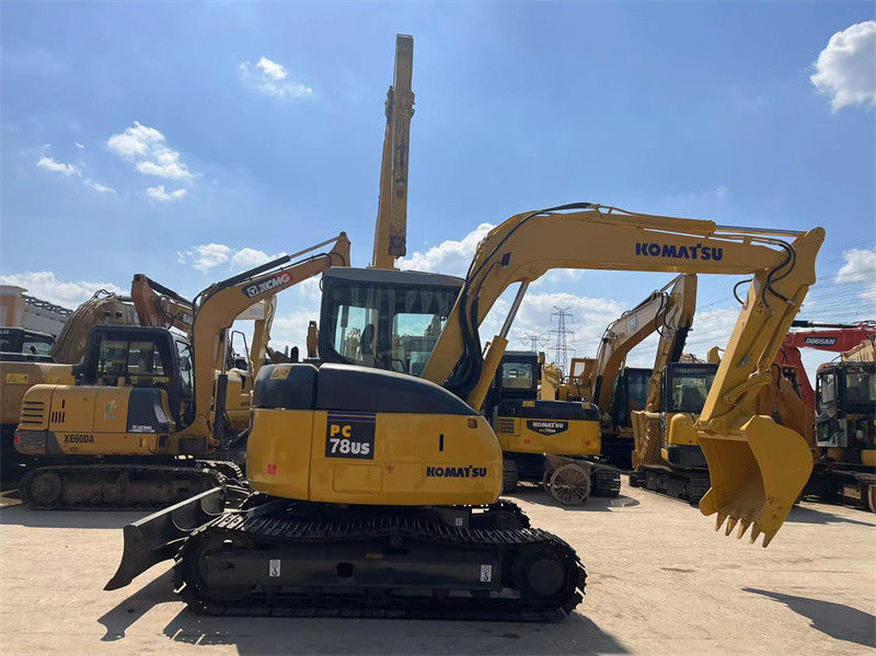 Originele Japanse gebruikte Komatsu PC78us Crawler Excavator PC78US-6 Mini Excavator