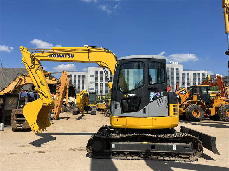 Originele Japanse gebruikte Komatsu PC78us Crawler Excavator PC78US-6 Mini Excavator