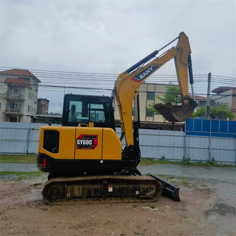 China Sany SY60C Pro Gebruikte graafmachine tweedehands 6 ton Sany sy60 Mini Digger