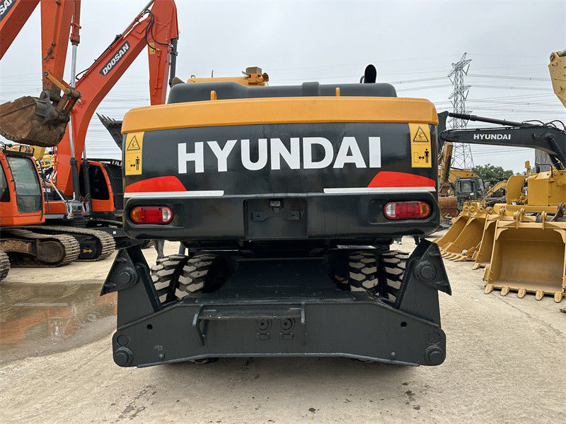 gerenoveerd Gebruikte Hyundai R210W-9 wielgraafmachine Gebruikte Hyundai 21 Ton 210 wielgraafmachine