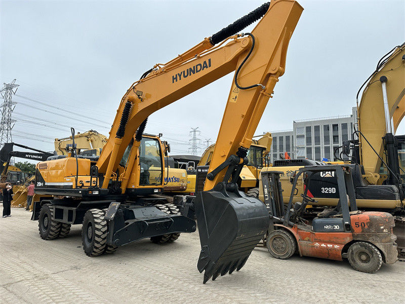 gerenoveerd Gebruikte Hyundai R210W-9 wielgraafmachine Gebruikte Hyundai 21 Ton 210 wielgraafmachine