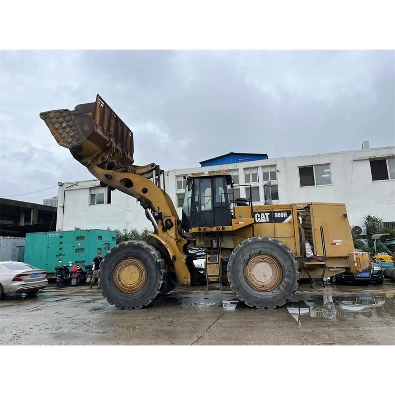 Oorspronkelijke kleur CAT 986H Voorwielladder Krachtige motor C15